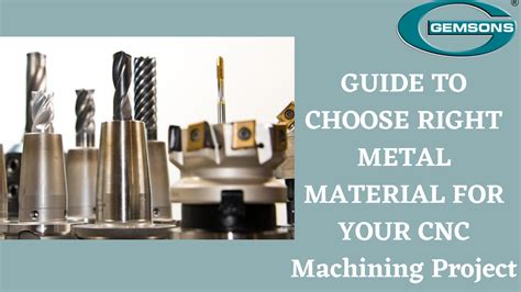 cnc machining materials selection|how to select cnc materials.